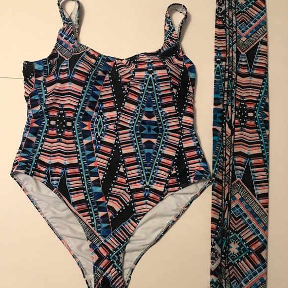 swimsuits with matching head wraps